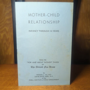 Mother Child Relationship Infancy Through 16 Years Vintage Detroit Free Press