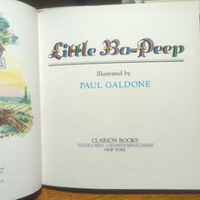 Load image into Gallery viewer, Little Bo-Peep Paul Galdone Kid Nursery Rhyme Vintage Book 1st Edition Hardcover
