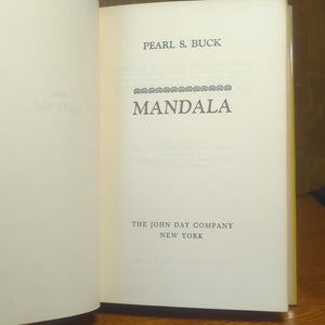 Mandala Pearl S Buck Vintage Hardcover Novel Of India 1970 Book John Day Company