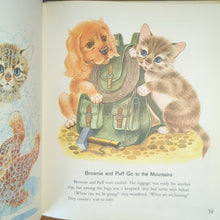 Load image into Gallery viewer, Adventures of Brownie and Puff Vintage Kids Childrens Cat Kitten Dog Puppy Book
