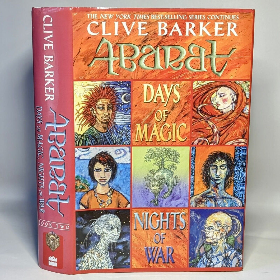 Abarat Series 2 Days of Magic Nights of War Clive Barker 1st Edition Hardcover