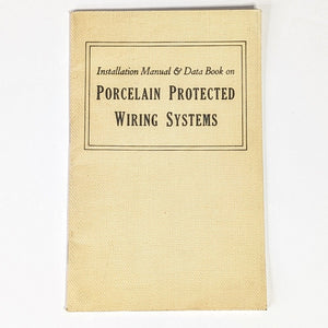 Porcelain Products PP Inc Findlay Ohio Advertising Old Electrical Wiring Manual