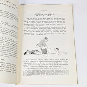 MetLife Insurance Vintage Advertising First Aid Product Instructions Guide 1940