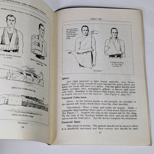 MetLife Insurance Vintage Advertising First Aid Product Instructions Guide 1940