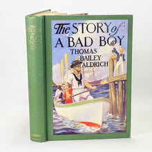 Load image into Gallery viewer, The Story Of A Bad Boy Thomas Bailey Aldrich Vintage Illustrated 1927 Kids Book
