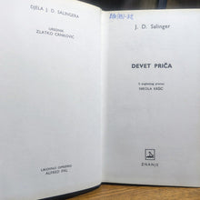 Load image into Gallery viewer, Devet Prica 9 Nine Stories JD J D Salinger RARE Croatian Foreign Language Book
