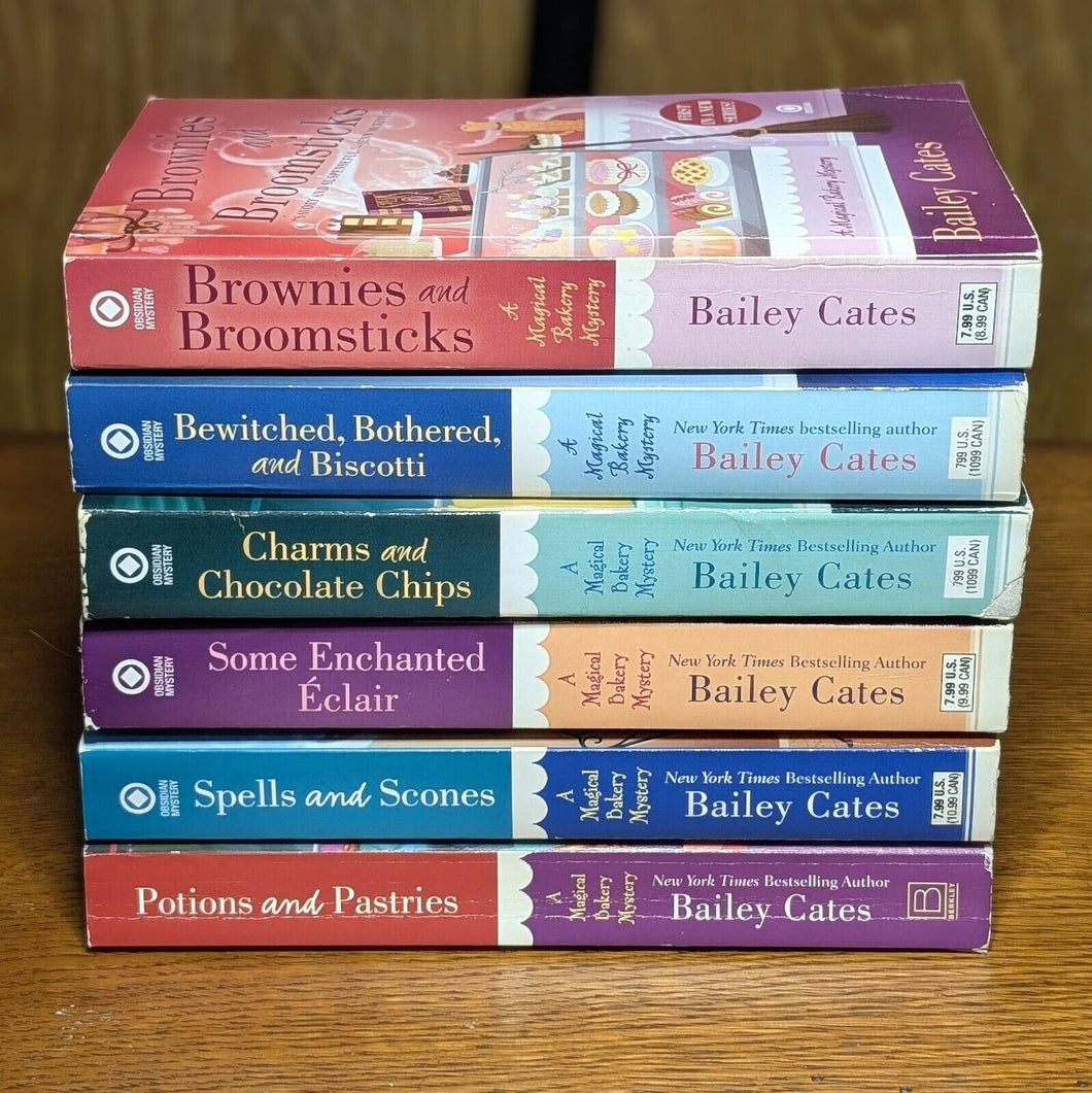 Brownies And Broomstick Magical Bakery Mystery Series 1 2 3 4 6 7 8 Bailey Cates