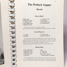 Load image into Gallery viewer, Best Of Maine Church Supper Vintage New England Cookbook Elaine Robinson Recipes
