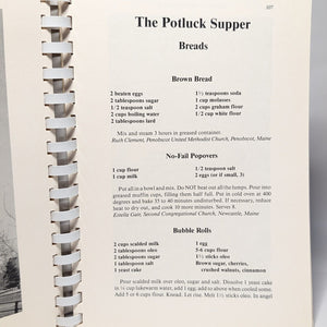 Best Of Maine Church Supper Vintage New England Cookbook Elaine Robinson Recipes