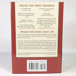 Cowboy Logic The Wit and Wisdom of Kinky Friedman SIGNED Book First 1st Edition