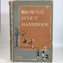 Load image into Gallery viewer, Vintage Girl Brownie Scout Handbook Collectible 1951 GSA Manual Guide Book
