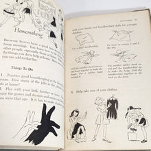 Load image into Gallery viewer, Vintage Girl Brownie Scout Handbook Collectible 1951 GSA Manual Guide Book
