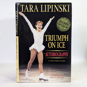 Tara Lipinski SIGNED Autograph Autobiography Book Triumph on Ice Figure Skater