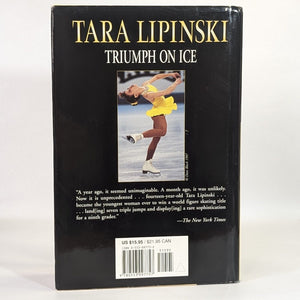 Tara Lipinski SIGNED Autograph Autobiography Book Triumph on Ice Figure Skater