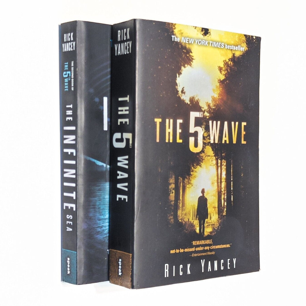 The 5th Fifth Wave Series Books 1 2 Infinite Sea By Rick Yancey YA Lot PB