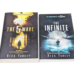 The 5th Fifth Wave Series Books 1 2 Infinite Sea By Rick Yancey YA Lot PB