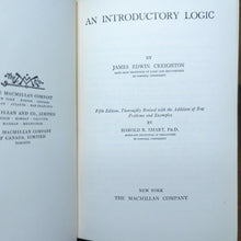 Load image into Gallery viewer, Vintage An Introductory Logic 5th Edition Book Creighton &amp; Smart 1942 Hardcover
