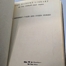 Load image into Gallery viewer, A Dreamer&#39;s Tales And Other Stories By Lord Dunsany Vintage Modern Library Book
