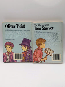 Moby Books Illustrated Classic Editions 3 Mini Book Lot Robin Hood Tom Sawyer