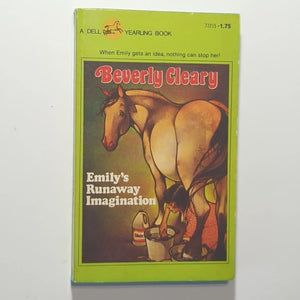 Emily's Runaway Imagination By Beverly Cleary Childrens Vintage Paperback 1980