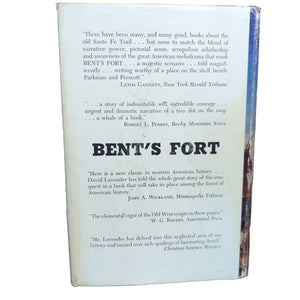 Bent’s Fort by David Lavender US Southwest Southwestern Sante Fe Trail History
